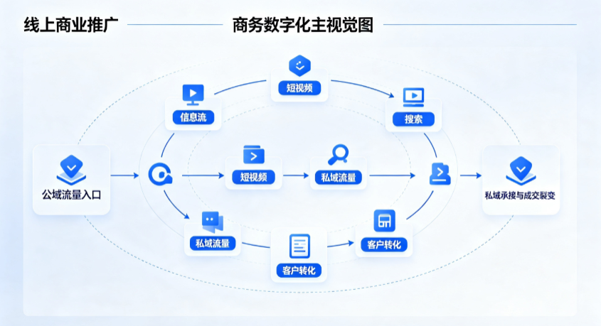 逊克县线上商业推广怎么做？全域流量闭环搭建与低成本转化实战指南