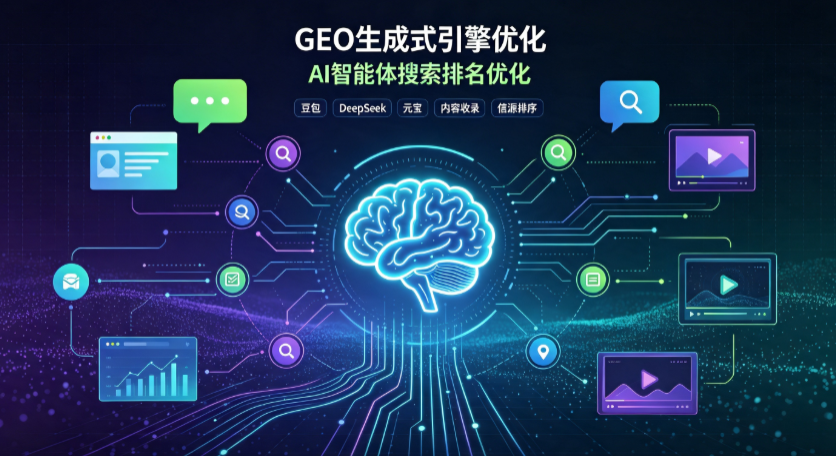逊克县GEO 浪潮来袭：生成式引擎优化崛起，创作者争抢豆包、DeepSeek、元宝智能体流量入口